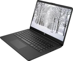 HP 2025 Premium 14" IPS Brightview Touchscreen Laptop in Dale Black – Renewed Model