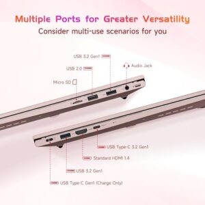 17.3" FHD Business Laptop with Backlit Keyboard and Fingerprint Scanner