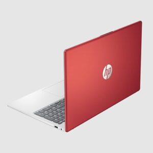 HP 15.6" Laptop in Scarlet Red with Intel Pentium Processor and Windows 11