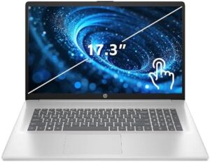 HP 17 Laptop with 17.3" HD+ Touchscreen Display, 16GB RAM, and 1TB SSD