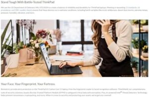 Lenovo Gen 12 ThinkPad X1 Carbon Laptop with Intel Ultra 7 165U vPro Processor, 14" WUXGA touchscreen, and high-performance specs  